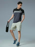 Men Colorblock Slim Fit Polo T-shirt with TECHNO COOL+