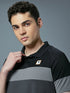 Men Colorblock Slim Fit Polo T-shirt with TECHNO COOL+