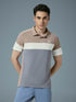Men Colorblock Slim Fit Polo T-shirt with TECHNO COOL+