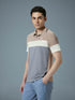 Men Colorblock Slim Fit Polo T-shirt with TECHNO COOL+