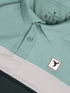 Men Colorblock Slim Fit Polo T-shirt with TECHNO COOL+