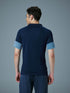 Men Colorblock Slim Fit Polo T-shirt with TECHNO COOL+
