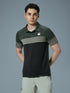 Men Colorblock Slim Fit Polo T-shirt with TECHNO COOL+
