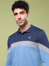 Men Solid Slim Fit Polo T-shirt with TECHNOCOOL+