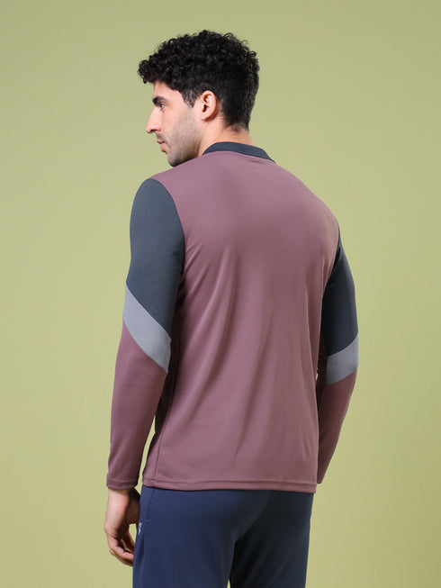 Men Solid Slim Fit Polo T-shirt with TECHNOCOOL+