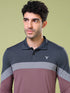 Men Solid Slim Fit Polo T-shirt with TECHNOCOOL+