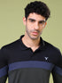 Men Solid Slim Fit Polo T-shirt with TECHNOCOOL+