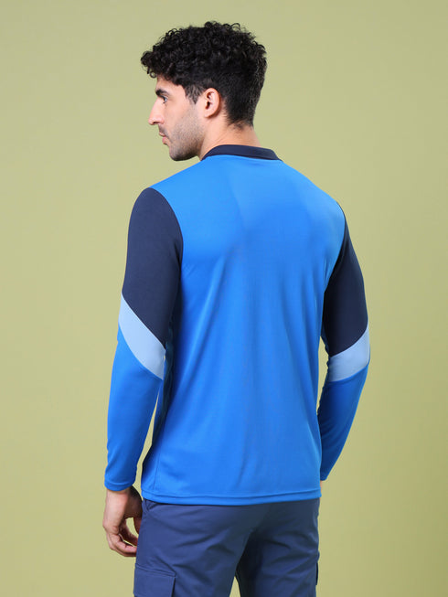 Men Solid Slim Fit Polo T-shirt with TECHNOCOOL+