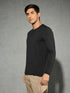 Men Solid Slim Fit Round Neck Sports T-shirt with COTFLEX