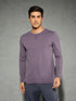 Men Solid Slim Fit Round Neck Sports T-shirt with COTFLEX
