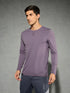 Men Solid Slim Fit Round Neck Sports T-shirt with COTFLEX