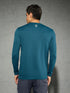 Men Solid Slim Fit Round Neck Sports T-shirt with COTFLEX