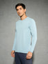 Men Solid Slim Fit Round Neck Sports T-shirt with COTFLEX
