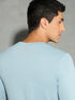 Men Solid Slim Fit Round Neck Sports T-shirt with COTFLEX