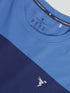 Men Colorblock Slim Fit T-shirt with MATPIQ