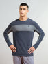 Men Colorblock Slim Fit T-shirt with MATPIQ