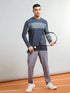 Men Colorblock Slim Fit T-shirt with MATPIQ