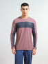 Men Colorblock Slim Fit T-shirt with MATPIQ