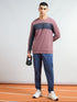 Men Colorblock Slim Fit T-shirt with MATPIQ
