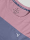 Men Colorblock Slim Fit T-shirt with MATPIQ