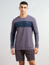 Men Colorblock Slim Fit T-shirt with MATPIQ