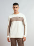 Men Colorblock Slim Fit T-shirt with MATPIQ