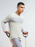 Men Colorblock Slim Fit T-shirt with MATPIQ