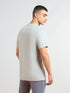 Men Solid Slim Fit Round Neck T-shirt with COTFLEX
