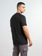 Men Solid Slim Fit Round Neck T-shirt with COTFLEX