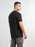 Men Solid Slim Fit Round Neck T-shirt with COTFLEX
