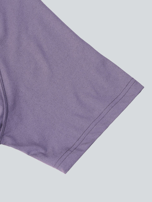 Men Solid Slim Fit Round Neck T-shirt with COTFLEX