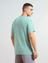 Men Solid Slim Fit Round Neck T-shirt with COTFLEX