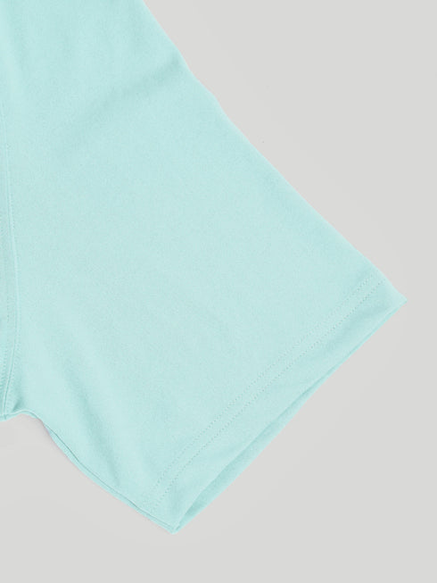 Men Solid Slim Fit Round Neck T-shirt with COTFLEX