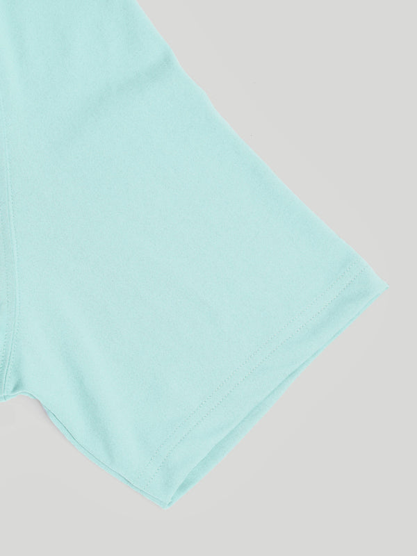 Men Solid Slim Fit Round Neck T-shirt with COTFLEX