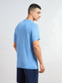 Men Solid Slim Fit Round Neck T-shirt with COTFLEX