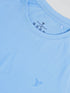 Men Solid Slim Fit Round Neck T-shirt with COTFLEX