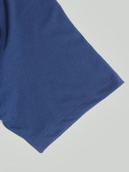 Men Solid Slim Fit Round Neck T-shirt with COTFLEX