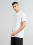 Men Solid Slim Fit Round Neck T-shirt with COTFLEX