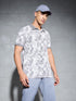 Men Printed Slim Fit Polo T-shirt with MATPIQ