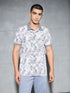 Men Printed Slim Fit Polo T-shirt with MATPIQ