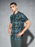 Men Printed Slim Fit Polo T-shirt with MATPIQ