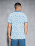 Men Printed Slim Fit Polo T-shirt with MATPIQ
