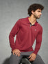 Men Solid Slim Fit Polo T-shirt with TECHNOCOOL+
