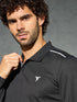 Men Solid Slim Fit Polo T-shirt with TECHNOCOOL+
