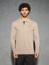 Men Solid Slim Fit Polo T-shirt with TECHNOCOOL+