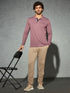 Men Solid Slim Fit Polo T-shirt with TECHNOCOOL+