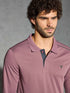 Men Solid Slim Fit Polo T-shirt with TECHNOCOOL+