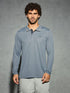 Men Solid Slim Fit Polo T-shirt with TECHNOCOOL+