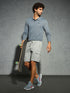 Men Solid Slim Fit Polo T-shirt with TECHNOCOOL+