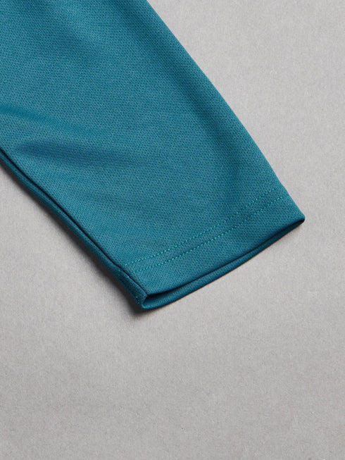 Men Solid Slim Fit Polo T-shirt with TECHNOCOOL+